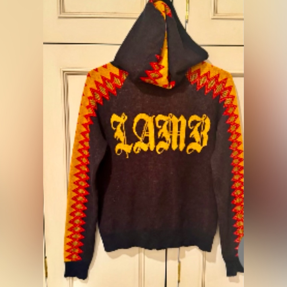 L.A.M.B. Cashmere Hoodie. Very Rare Vintage 2006 Fall Season Collection.Size Med